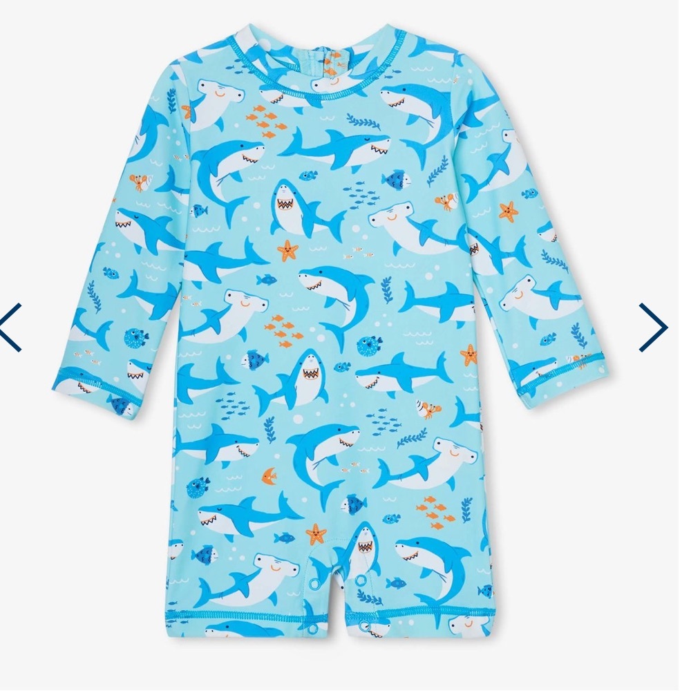 Hatley baby boy one-piece rashguard bathing suit
